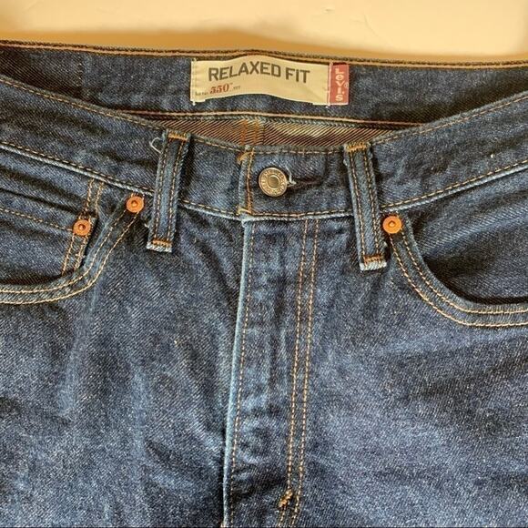 Levi’s 550 relaxed straight leg blue jeans 32x29 - Picture 8 of 9